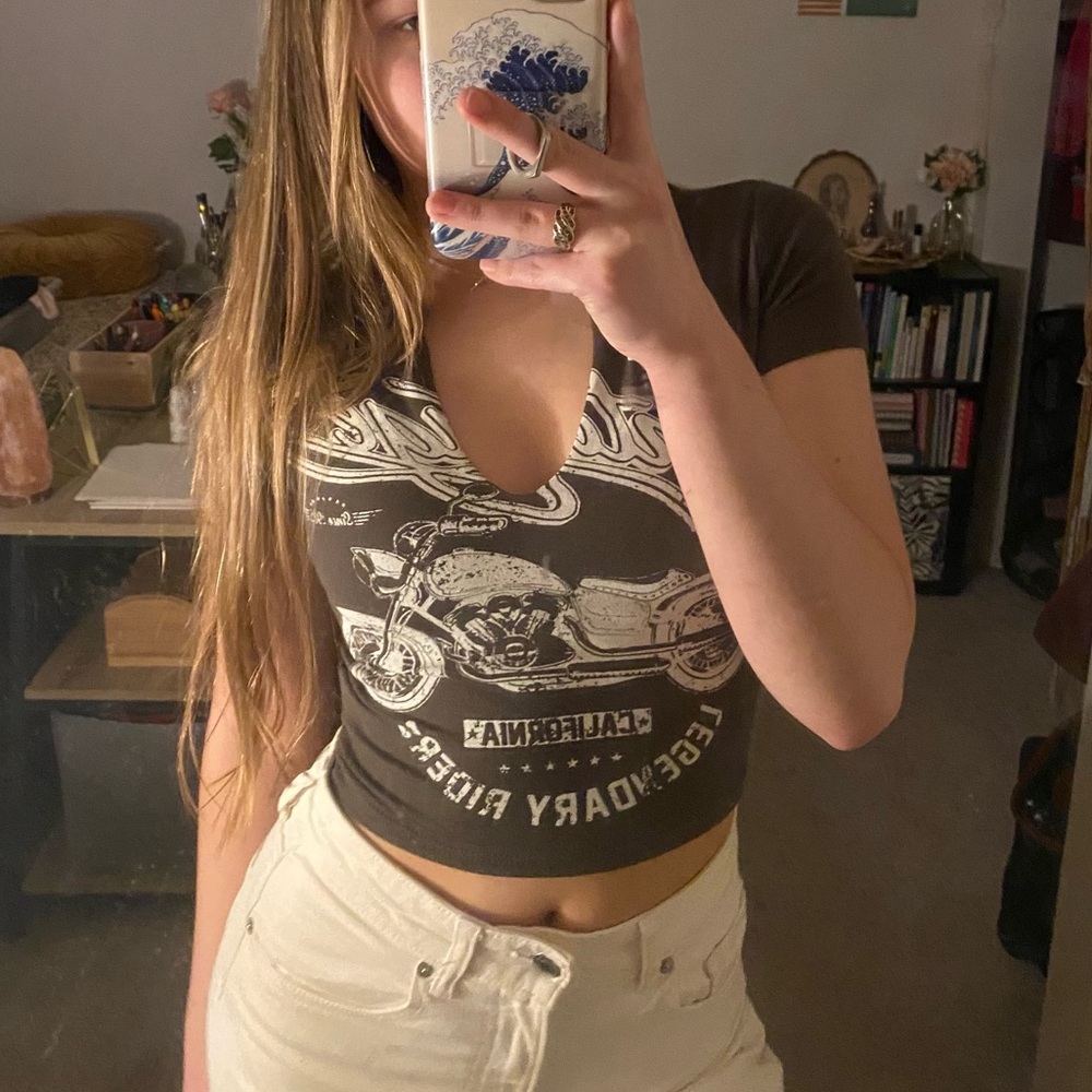 Windsor cropped tee shirt